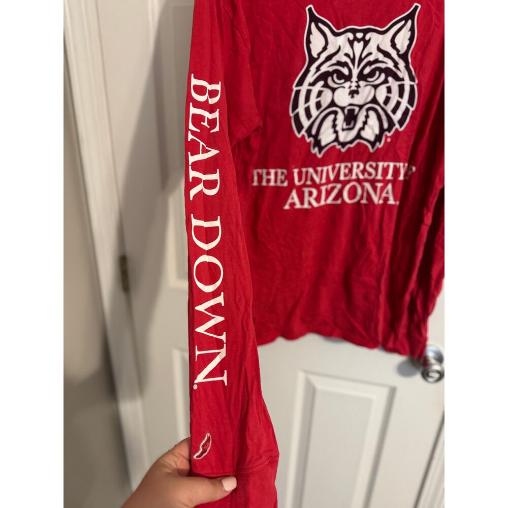 League University of Arizona Wildcats “Bear Down” Long Sleeve T-Shirt Sz: medium - Picture 2 of 4